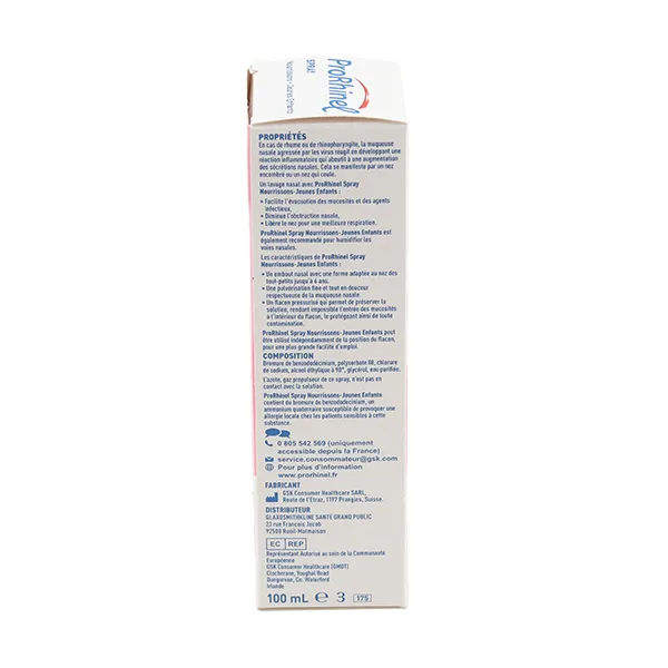 ProRhinel Spray nourrissons et jeunes enfants