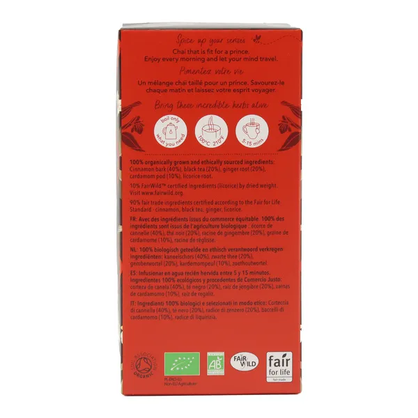 Pukka Tisane Chaï Original biologique sachets