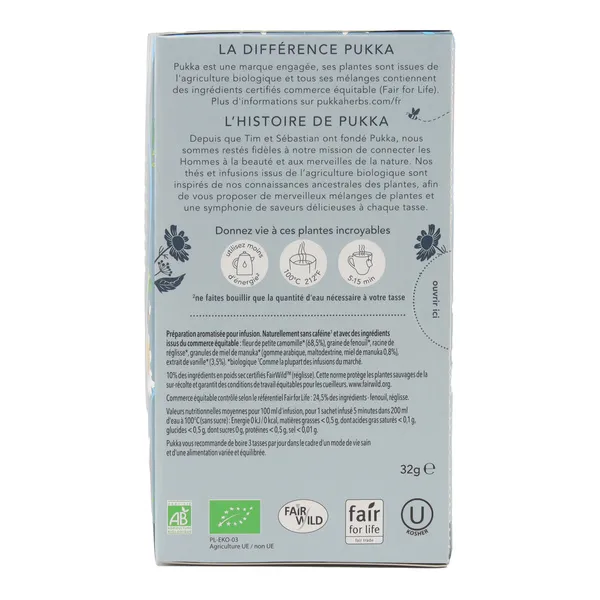 Pukka tisane Nuit enchantée biologique sachets