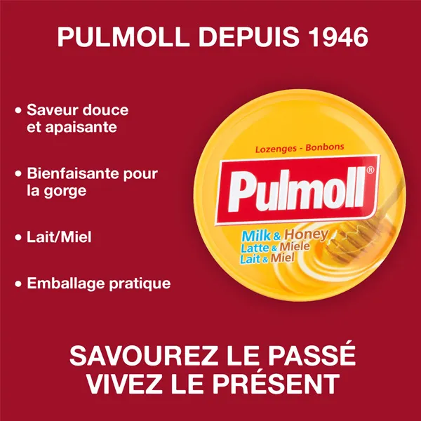 Pulmoll pastilles Lait et miel
