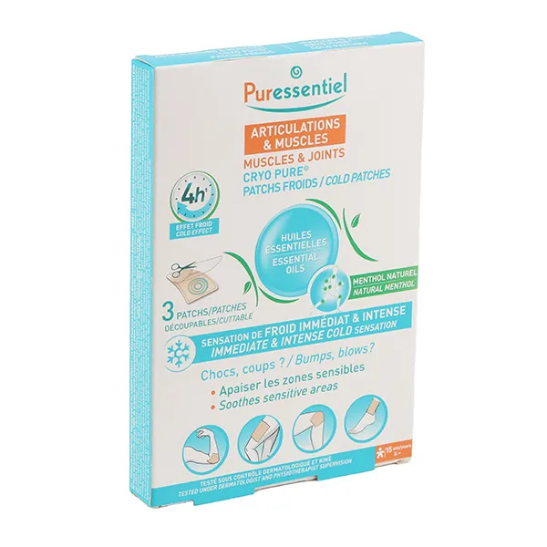 Puressentiel Articulations et Muscles Patchs Froids Cryo Pure