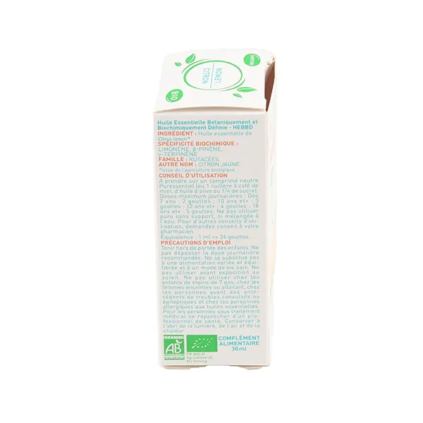 Puressentiel Huile essentielle Citron Bio