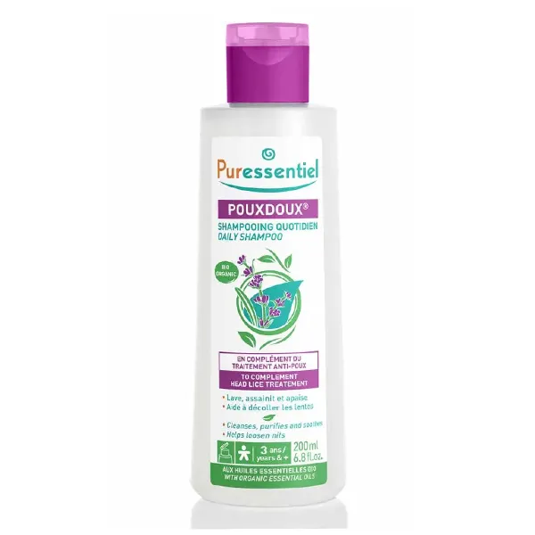 Puressentiel Pouxdoux shampoing quotidien Bio