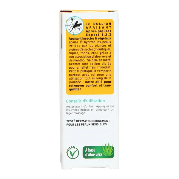Expert 123 Insectes et végétaux Roll on Apaisant Après piqures
