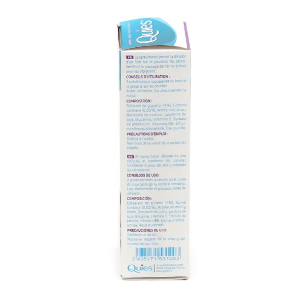 Quies Anti-Ronflement spray buccal