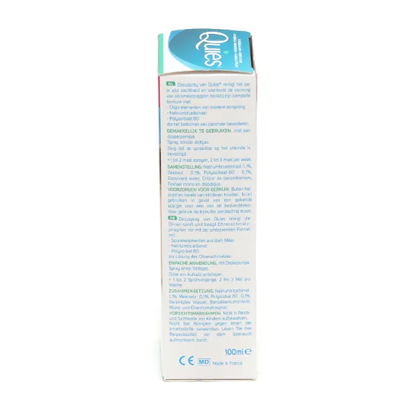Quies Docuspray Hygiène de l'oreille