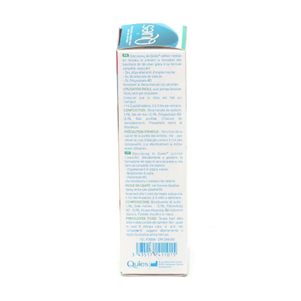 Quies Docuspray Hygiène de l'oreille