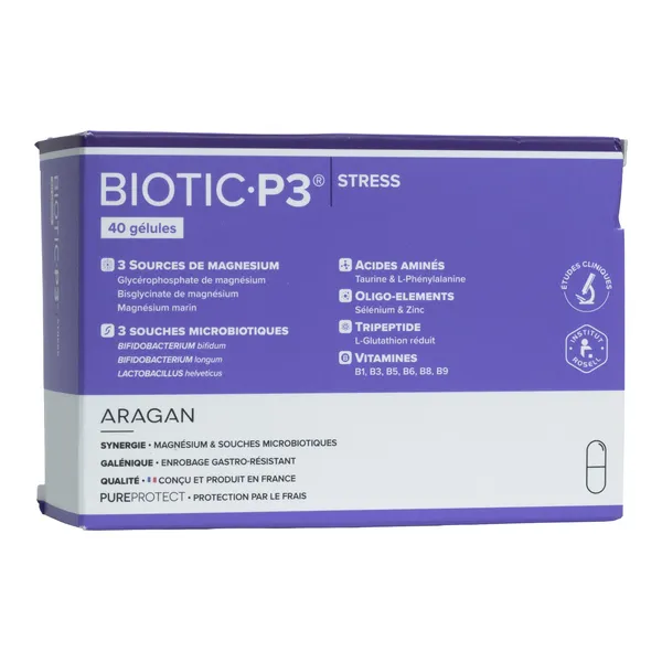 Aragan Biotic P3 Stress gélules