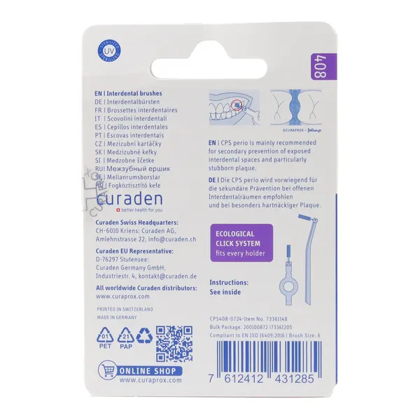 Curaprox Brossettes interdentaires Perio Start recharge