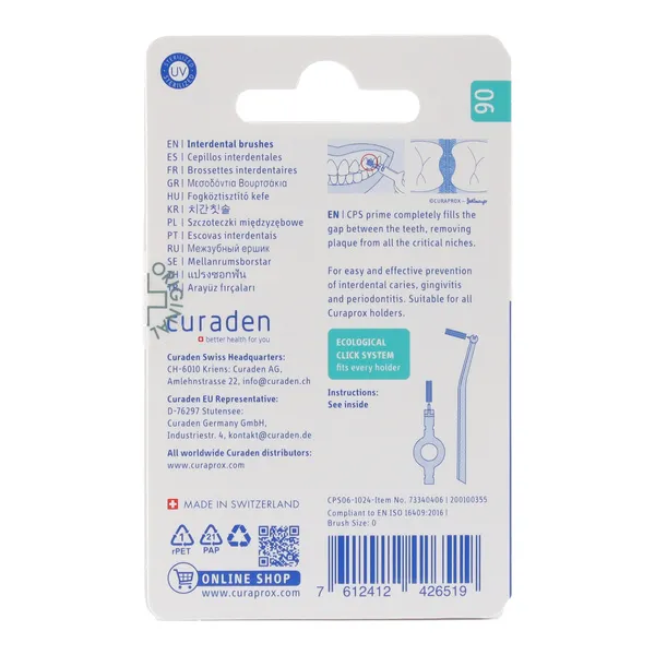 Curaprox Brossettes interdentaires Prime start recharge