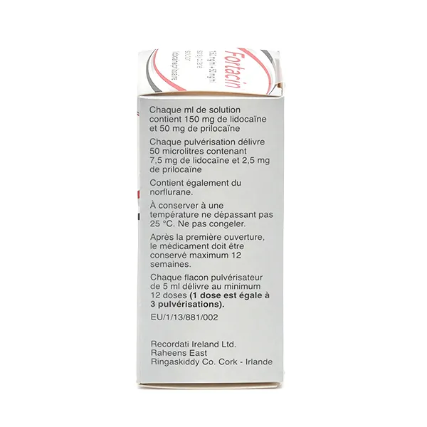 Fortacin spray contre l'éjaculation précoce