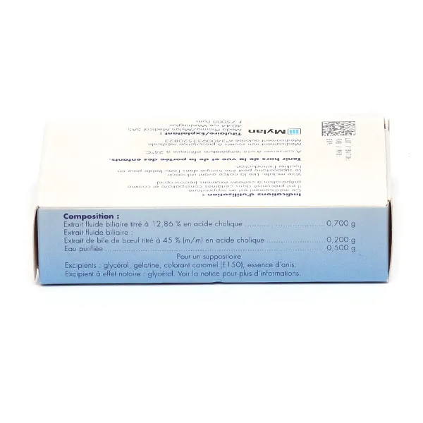 Rectopanbiline adultes suppositoires