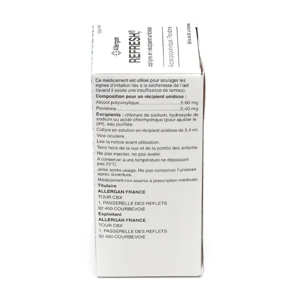 Refresh Collyre yeux secs unidose