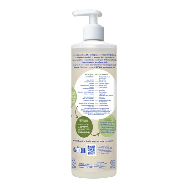 Mustela gel lavant corps et cheveux Bio