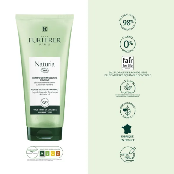 René Furterer Naturia shampooing micellaire douceur Bio