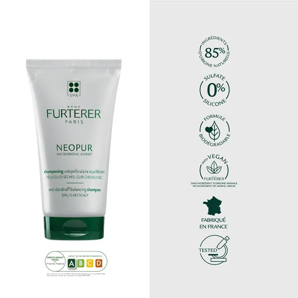 René Furterer Neopur shampooing antipelliculaire Pellicules sèches