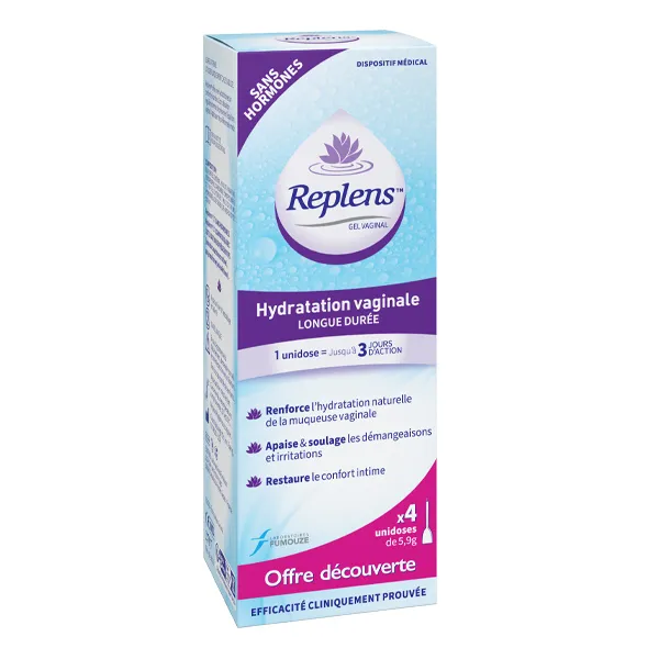 Replens gel vaginal sans hormones