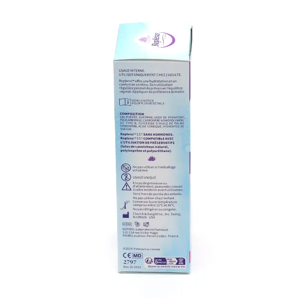 Replens gel vaginal sans hormones