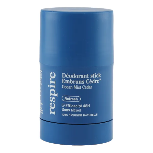 Respire Déodorant stick Embruns Cèdre