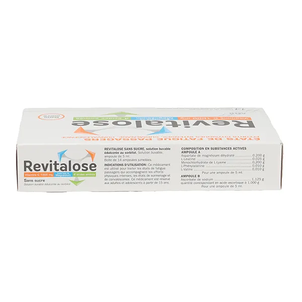 Revitalose ampoule contre la fatigue