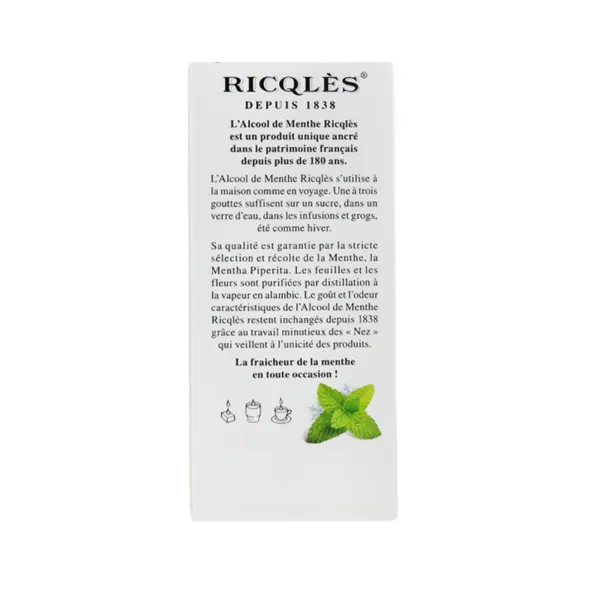 Ricqlès alcool de menthe