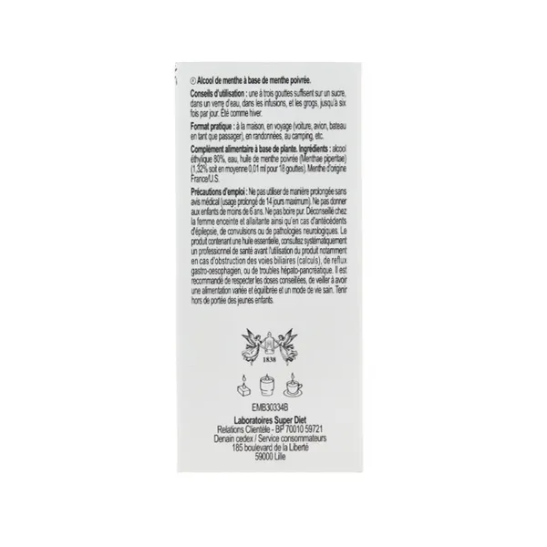Ricqlès alcool de menthe