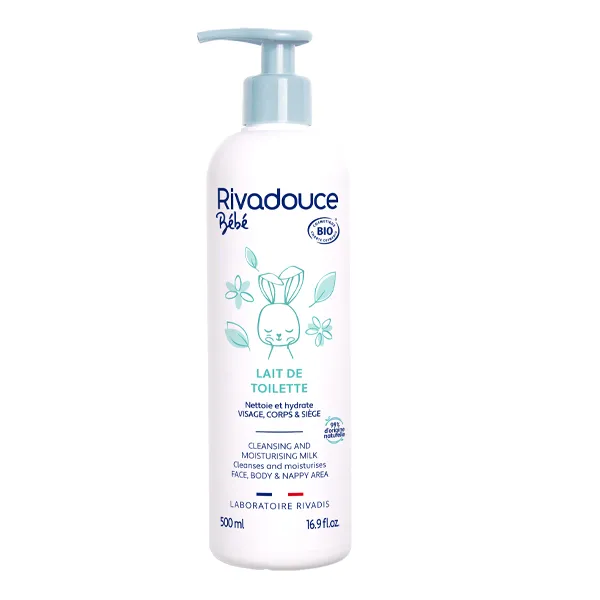 Rivadouce Bébé lait de toilette bio