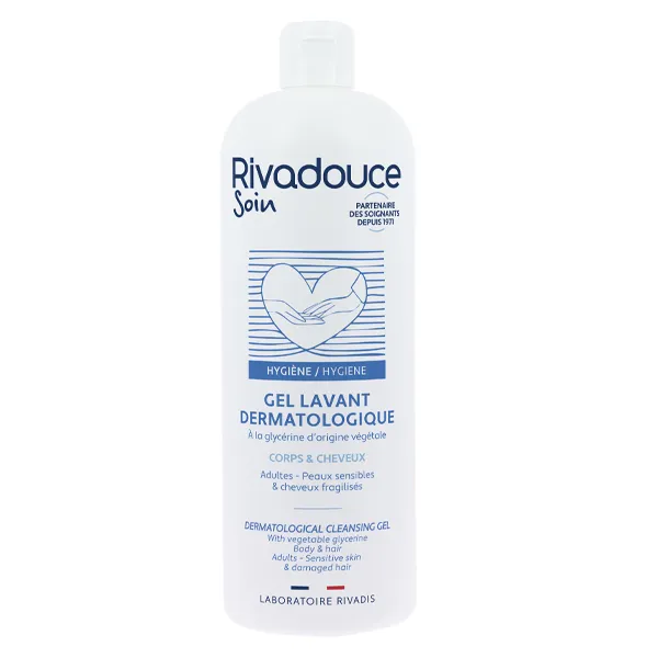 Rivadouce Gel lavant dermatologique corps et cheveux