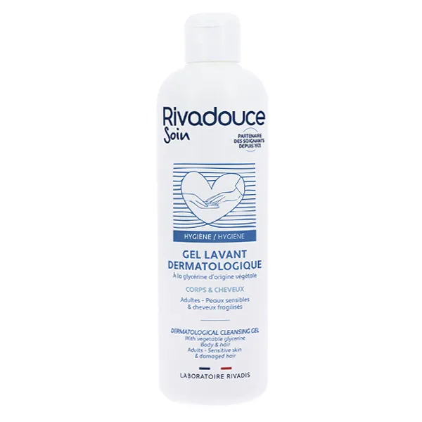 Rivadouce Gel lavant dermatologique corps et cheveux