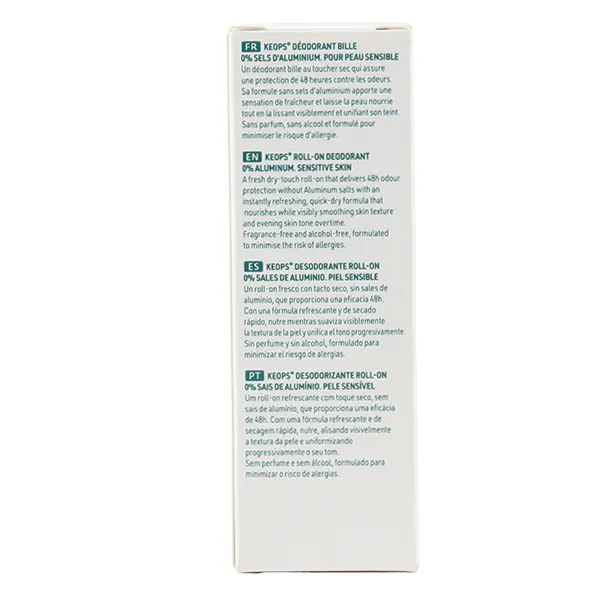 Roc Keops Déodorant bille 48h sans aluminium