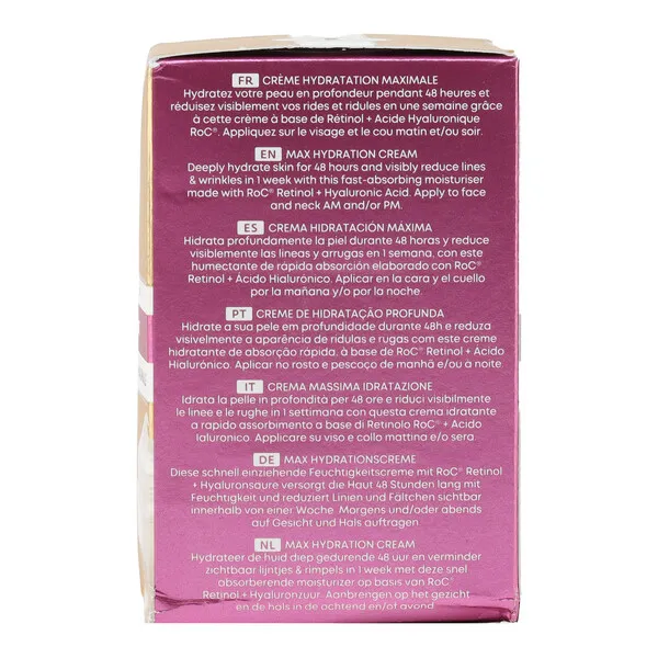 Roc Retinol Correxion soin lissant crème hydratation maximale