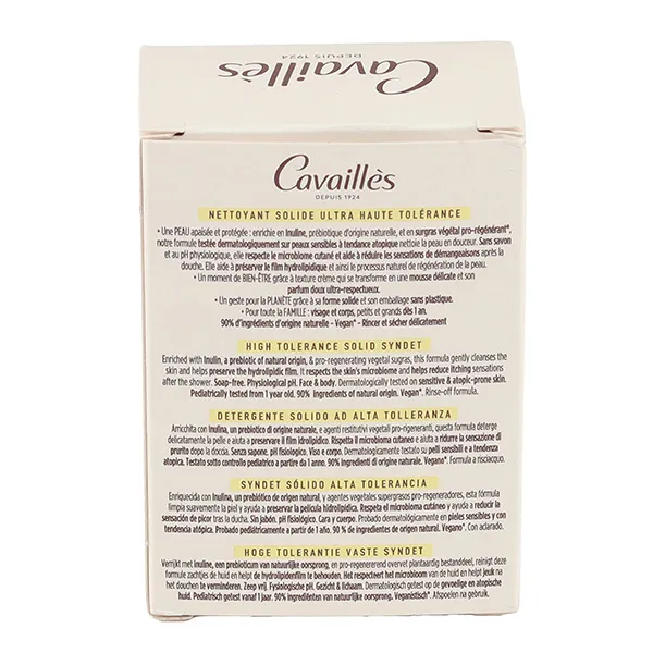Cavaillès Nettoyant solide dermato Haute tolérance