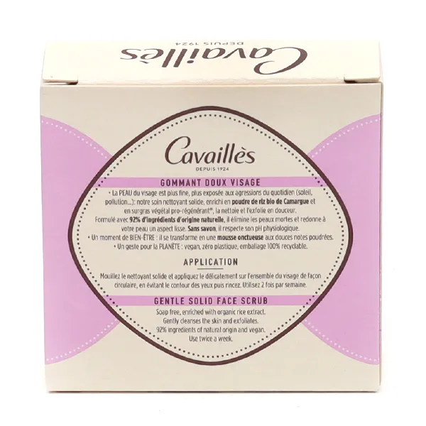 Cavaillès Nettoyant Visage Solide Gommant Doux