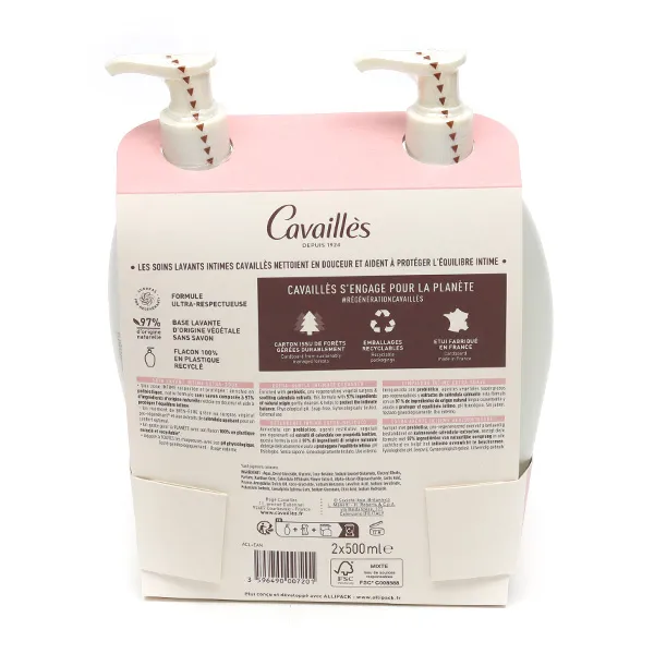 Cavaillès Soin toilette Intime extra-doux