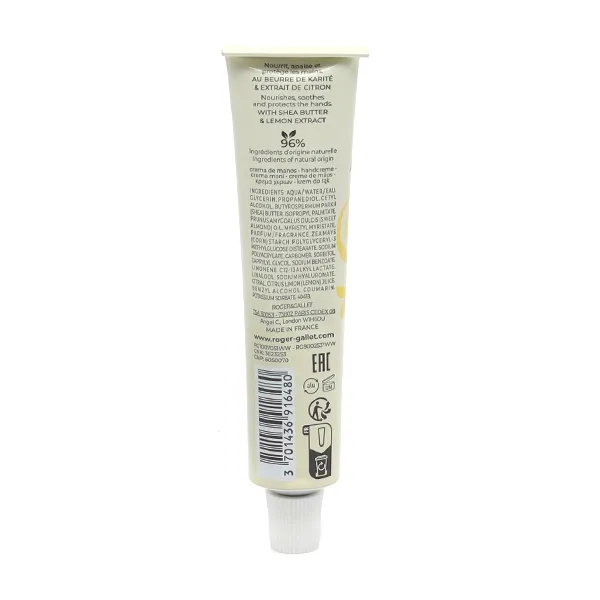 Roger et Gallet Cédrat Crème mains Bienfaisante