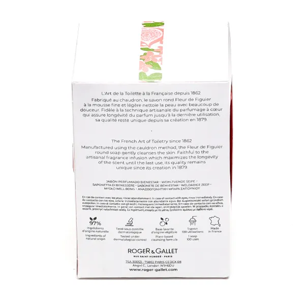 Roger et Gallet savon parfumé Fleur de Figuier