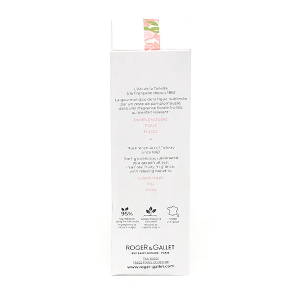 Roger et Gallet eau parfumée bienfaisante Fleur de Figuier