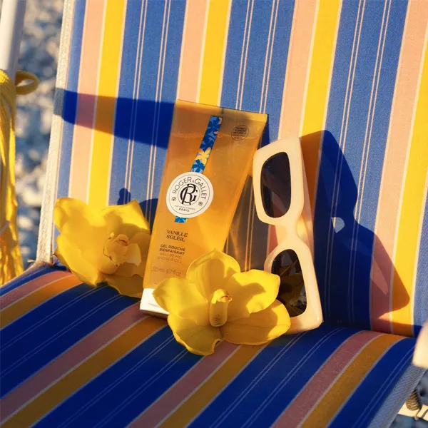 Roger et Gallet gel douche bienfaisant Vanille Soleil