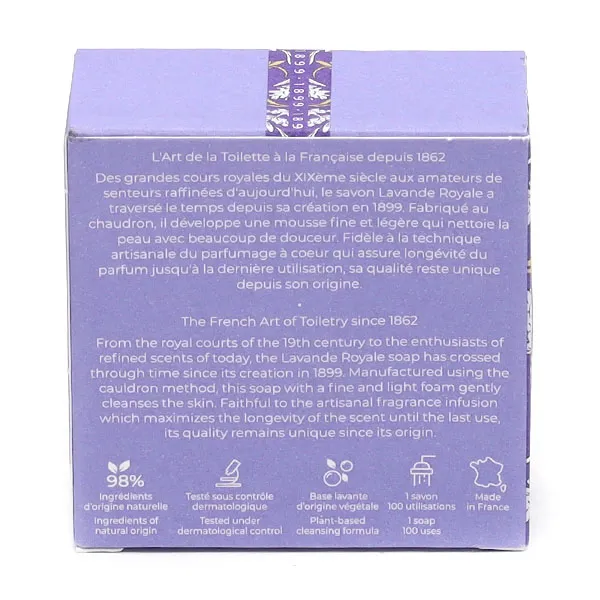 Roger et Gallet Savon parfumé Lavande Royale