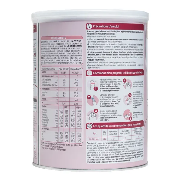 Guigoz Optipro Croissance lait 3ème âge