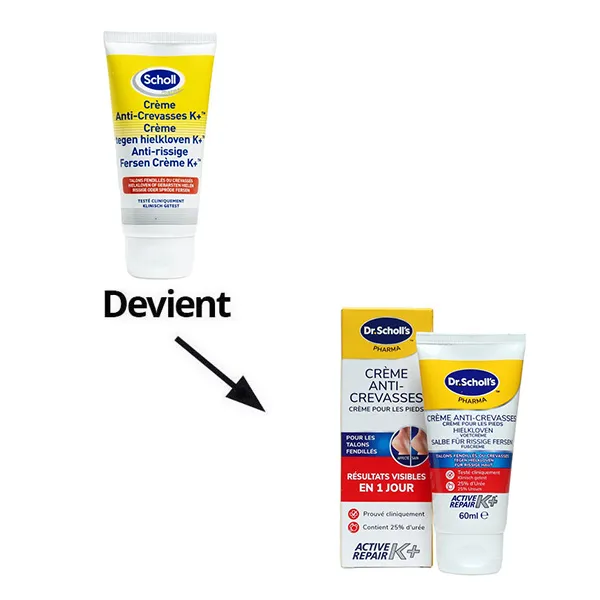 Scholl crème Anti-Crevasses