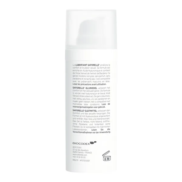 Saforelle lubrifiant