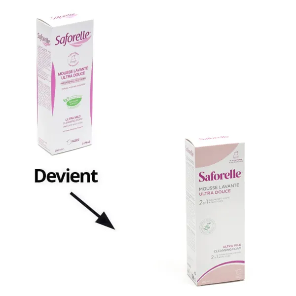 Saforelle mousse lavante ultra douce