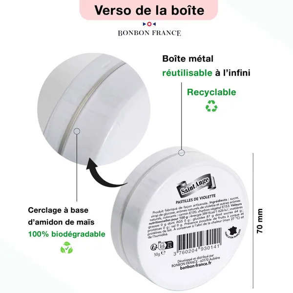 Saint Ange Pastilles de Violette