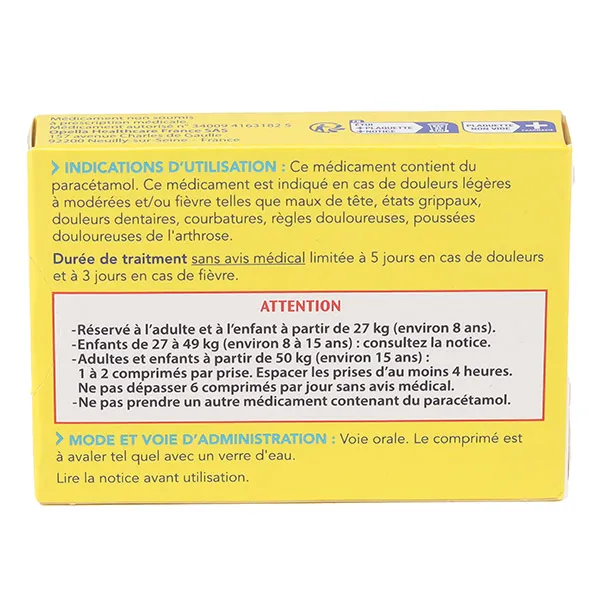 Doliprane Tabs 500 mg comprimé