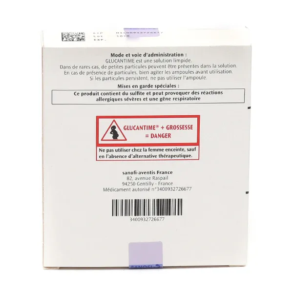 Glucantime 1,5 g/5 ml solution injectable ampoules