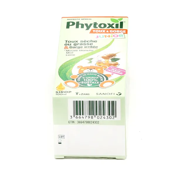 Phytoxil Junior Sirop Toux et gorge