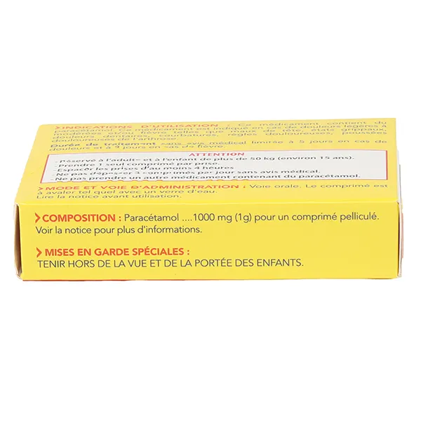 Doliprane Tabs 1000 mg comprimé