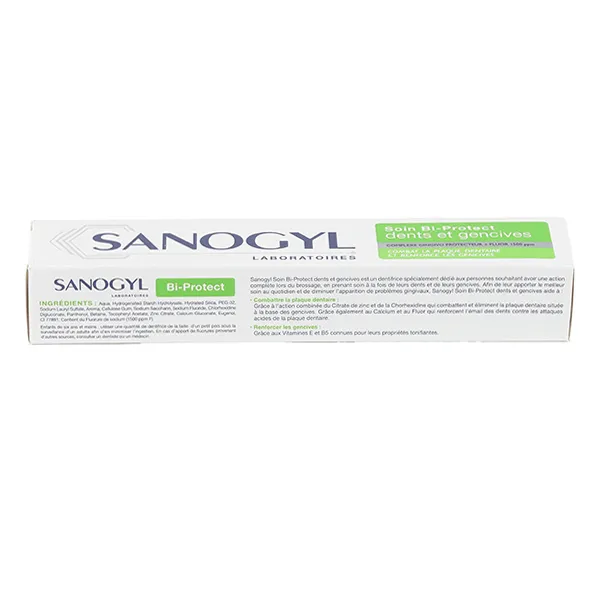 Sanogyl dentifrice Bi-Protect dents et gencives