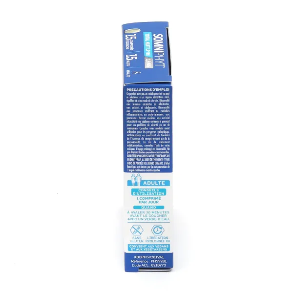 Santé Verte Somniphyt Total Nuit LP 8H 1,9 mg comprimés